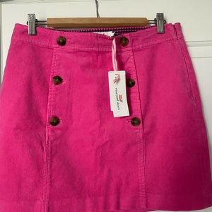 Vineyard Vines pink corduroy skirt